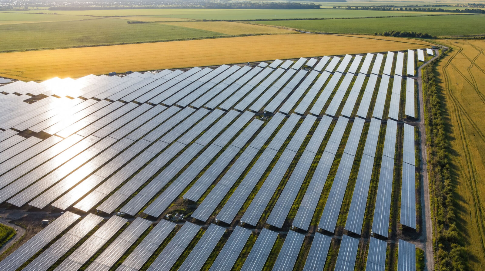 Freiflächen Photovoltaikanlage 10,3 MW in Brandenburg realisiert von RaiffeisenVolt