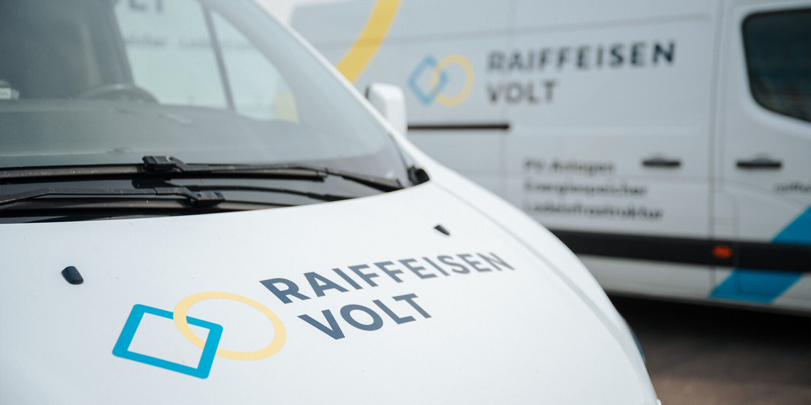 RaiffeisenVolt Transporter parken in Meschede