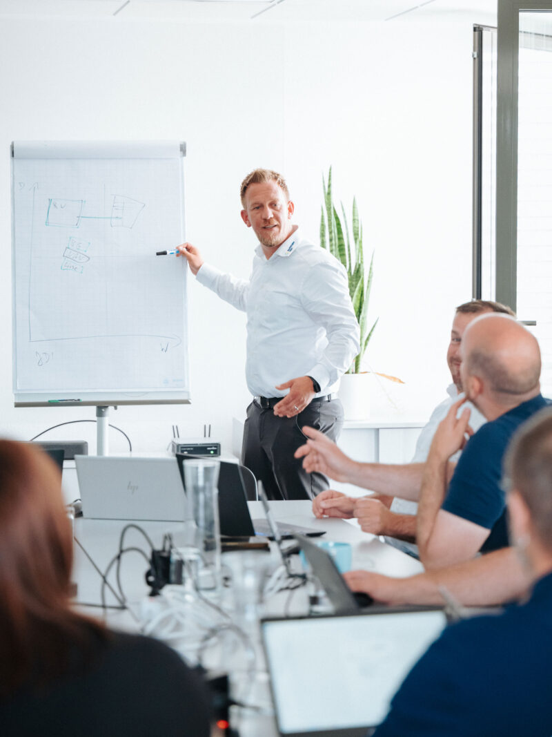 Meeting des Sales-Teams von RaiffeisenVolt