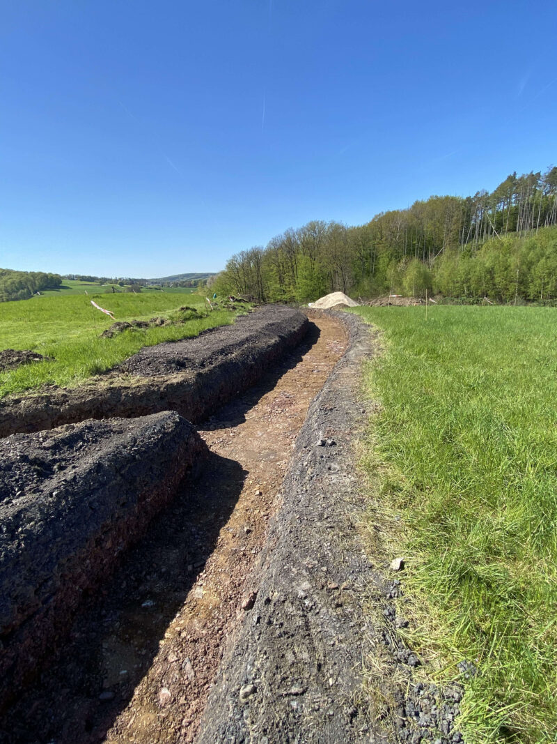 Solarpark Müschede Erdarbeiten
