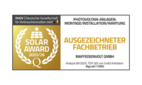 Auszeichnung DtGV Solar Award
