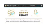 Auszeichnung Proven Expert